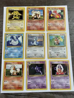 Lot Of 37 Vintage Pokemon Cards. Base Set /102 - No Duplicates. Nice Condition - Image 2