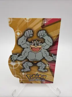 2000 TOPPS POKEMON DIE CUT CARD #68 EV012 OF 12 "MACHAMP" - Image 1