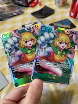 OP08-023 Carrot Two Legends One Piece Card Super Rare Foil CCG - Image 1
