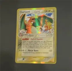Pokemon Charizard Holo Rare Card Crystal Guardians 4/100 HP120 Metal Burn - Image 1