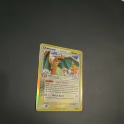 Pokemon Charizard Holo Rare Card Crystal Guardians 4/100 HP120 Metal Burn - Image 2