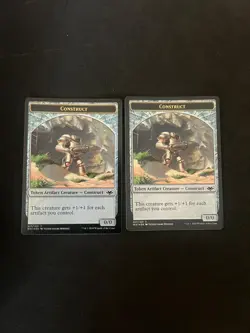 x2 Construct Token 2x *FOIL* [Modern Horizons] Magic MTG Cards LP - Image 1