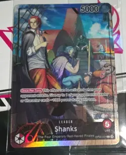 Shanks OP09-001 One Piece TCG July 2025 Promo Card PSA Limited Edition, Sealed - Image 1