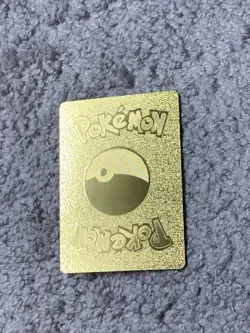 Ninetales GX HP210 Ice Blade Rare Gold Accent Foil Fan Art Display Card - Image 3