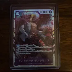 Donquixote Doflamingo OP14-069 SR The Azure Sea's Seven ONE PIECE Card Japanese - Image 2