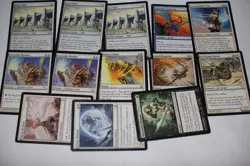 13x mirrodin darksteel ravnica artifacts wall black red magic cards MP - Image 1