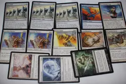 13x mirrodin darksteel ravnica artifacts wall black red magic cards MP - Image 2