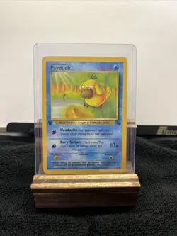 Pokemon TCG Psyduck Fossil 1st Edition Common Card 53/62 Lightly Played - Image 1