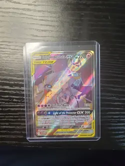 Pokemon TCG Tag Team Solgaleo Lunala GX Holo Card 216/236 - Image 1