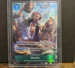 Shanks OP14-027 Alternate Art Azure Sea's Seven One Piece Card English - Image 1