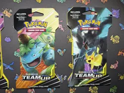 Pokemon TCG Sun & Moon Team Up Sleeved Booster Pack Art Set - Sealed Lot of 4 - Image 3
