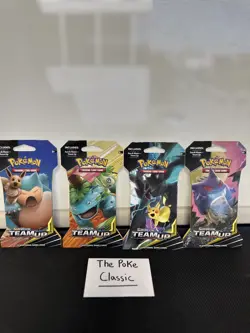 Pokemon TCG - SM: Team Up Sleeved Art Set (Complete 4 Packs) SEALED RARE! - Image 5