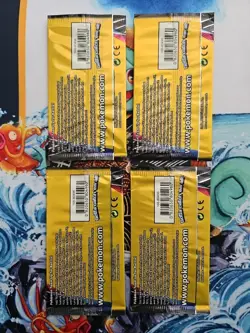 Pokemon Sun and Moon Team Up 3 Card Mini Booster Packs Complete Art Set Lot of 4 - Image 2