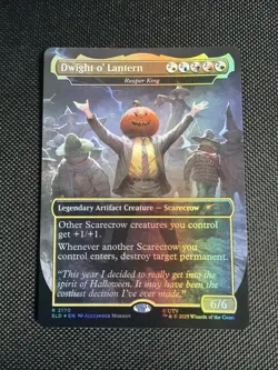 1x Dwight o' Lantern - Reaper King, Secret Lair 2170 Foil, MTG LP See Pics - Image 1