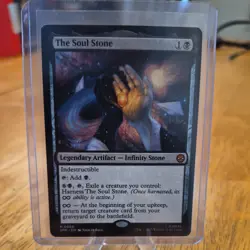 MtG Spider-Man, The Soul Stone NM #0066 Magic The gathering Mythic Artifact - Image 1