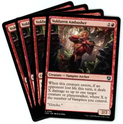 x4 Voldaren Ambusher - Innistrad Remastered - MTG - NM/M - Image 1
