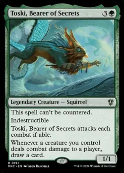 MTG - Toski, Bearer of Secrets - Murders at Karlov Manor Commander - Image 1