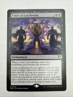Court of Locthwain Normal R Commander: Wilds of Eldraine 23 NM - Image 1