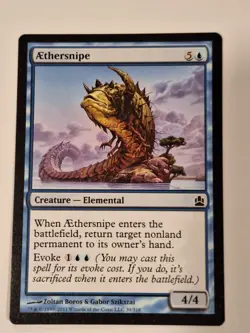 Aethersnipe - Commander 2011 - Magic the Gathering MTG Nice! - Image 1