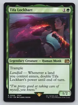 Magic The Gathering - Final Fantasy - Tifa Lockhart #206 -f579 - Image 1
