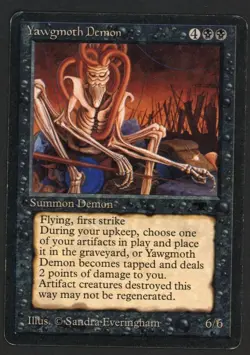 ***Yawgmoth Demon*** MTG Antiquities Magic Kid Icarus - Image 1
