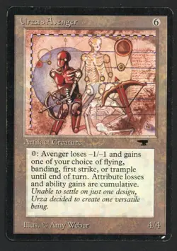 ***Urza's Avenger (Edge Indent)*** MTG Antiquities Magic Kid Icarus - Image 1