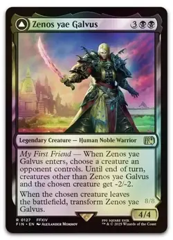 MTG Magic the Gathering Zenos yae Galvus (127/772) Final Fantasy FOIL - Image 1
