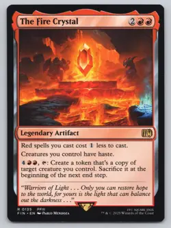 Magic The Gathering - Final Fantasy - The Fire Crystal #135 -f578 - Image 1