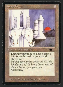 ***Ivory Tower (Light Bend)*** MTG Antiquities Magic Kid Icarus - Image 1