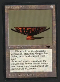 ***Golgothian Sylex (Ring Ding)*** MTG Antiquities Magic Kid Icarus - Image 1