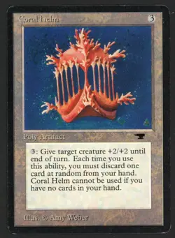 ***Coral Helm*** MTG Antiquities Magic Kid Icarus - Image 1