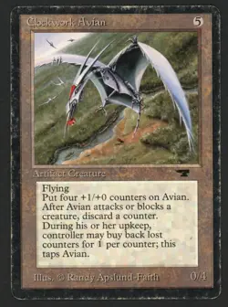 ***Clockwork Avian*** MTG Antiquities Magic Kid Icarus - Image 1