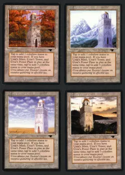 ***4x Urza's Tower*** MTG Antiquities Magic Kid Icarus - Image 1