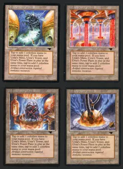 ***4x Urza's Power Plant (1x Ring Ding)*** MTG Antiquities Magic Kid Icarus - Image 1