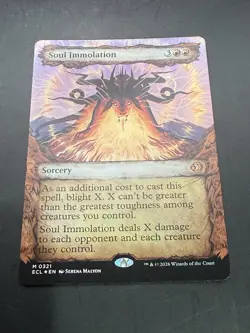 Soul Immolation Foil ShowcaseMTG Lorwyn Eclipsed M0321 - Image 2