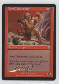 Ogre Taskmaster Foil Magic: 7th Edition #203 2001 - Image 1