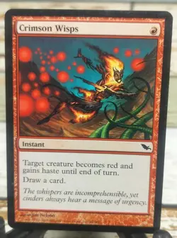 MTG Magic the Gathering Crimson Wisps (88/315) Shadowmoor LP - Image 1