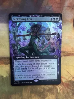 Mornsong Aria (Extended Art) Lorwyn Eclipsed Foil - Image 1
