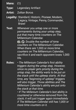 The Millennium Calendar (Extended Art) #388 NM Lost Caverns of Ixalan Magic MTG - Image 5