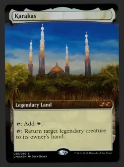 ***FOIL Karakas Box Topper*** MTG Ultimate Masters Magic Kid Icarus - Image 1