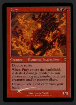 ***FOIL Fury Retro Border*** MTG Modern Horizons 2 Magic Kid Icarus - Image 1