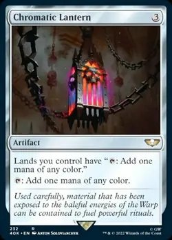 1x Chromatic Lantern NM-Mint, English Commander: Universes Beyond: Warhammer 40, - Image 1