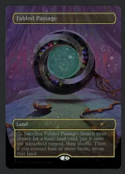 ***Galaxy FOIL Fabled Passage Secret Lair*** MTG Promo Magic Kid Icarus - Image 1