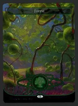***Galaxy FOIL Borderless Forest*** MTG Unfinity Magic Kid Icarus - Image 1