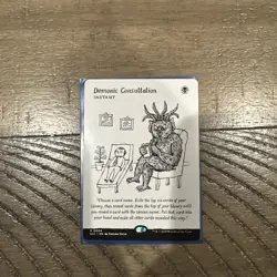 MTG Demonic Consultation R (0004) Non-foil Secret Lair: An Encyclopedia Of Magic - Image 1