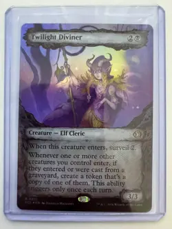 Twilight Diviner (Showcase) - Lorwyn Eclipsed #0315 FOIL NM ENG MTG - Image 1
