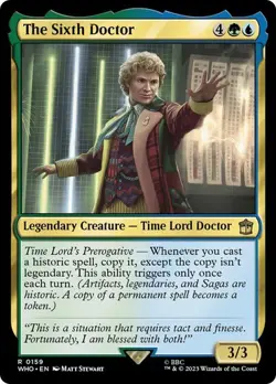 MTG - The Sixth Doctor - Doctor Who - Magic the Gathering - Image 1