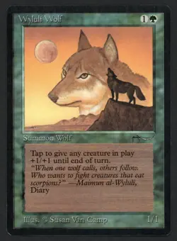 ***Wyluli Wolf Light*** MTG Arabian Nights Magic Kid Icarus - Image 1