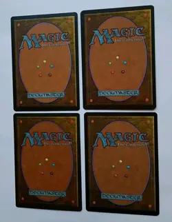 Magic the Gathering MTG Alliances BURNOUT X 4 ( 2 NM & 2 VLP/EX) U 1996 VINTAGE - Image 3