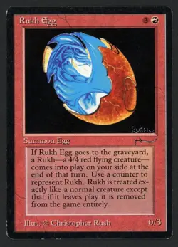 ***Rukh Egg Dark*** MTG Arabian Nights Magic Kid Icarus - Image 1